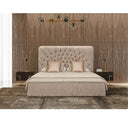 Moontide Modern Smoked Ash & Gold Nightstand