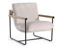Moorcroft - Modern Beige Fabric Accent Chair