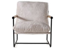Moorcroft - Modern Beige Fabric Accent Chair