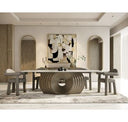 Moorgate - Modern Travertine Ceramic + Bronze Buffet