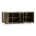 Moorgate - Modern Travertine Ceramic + Bronze Buffet