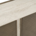 Moorgate - Modern Travertine Ceramic + Bronze Buffet