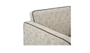 Harris Accent Chair Black And Beige Weave