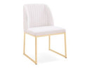 Muir - Modern White Sherpa Dining Chair (Set of 2)