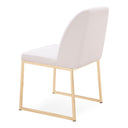 Muir - Modern White Sherpa Dining Chair (Set of 2)