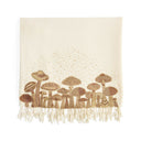Mushrooms Embellished Throw