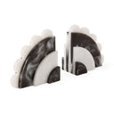 Como Black & White Bookends