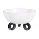 Como Black & White Disc Bowl