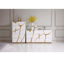Aspen Modern White & Gold Buffet