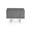 Chrysler Modern Grey Nightstand
