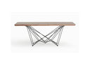 Renzo Modern Oak & Concrete 118" Dining Table