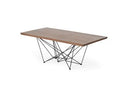 Renzo Modern Oak & Concrete 118" Dining Table