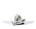 SZ0228 Modern Silver Napping Lady Sculpture
