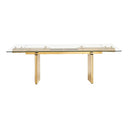 Nassim - Glam Glass Extendable Dining Table