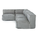 Navstar - Contemporary Grey Fabric Modular Sectional Sofa