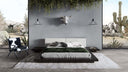 Tokyo - Contemporary Black and White Platform Bed