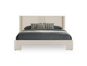 Newhart - Modern Beige Fabric Bed