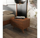 Soria Mid-Century Walnut Mirror