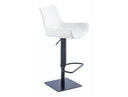 Niles - Modern White Adjustable Bar Stool