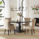 Nimes 72" Round Dining Table in Vintage Brown, view 10