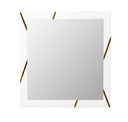 Nixa Modern White & Gold Chest