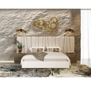 Nixa - Modern Birch + Brushed Bronze Mirror