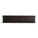Noble Modern Ebony Lacquer TV Entertainment Center