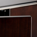 Noble Modern Ebony Lacquer TV Entertainment Center