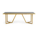 Munith Modern Beige Velvet & Gold Counter Stool
