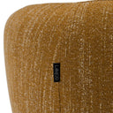 Norris - Modern Mustard Fabric Swivel Accent Chair