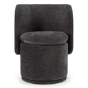 Divani Casa Norris - Modern Fabric Swivel Dining Chair