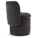 Divani Casa Norris - Modern Fabric Swivel Dining Chair