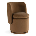 Divani Casa Norris - Modern Fabric Swivel Dining Chair