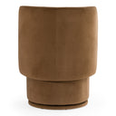 Divani Casa Norris - Modern Fabric Swivel Dining Chair