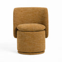 Divani Casa Norris - Modern Fabric Swivel Dining Chair