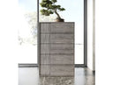 Asus - Italian Modern Elm Grey Chest