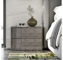 Asus - Italian Modern Elm Grey Dresser