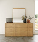 berlin - modern natural oak bedroom set