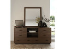 Fantasia - Contemporary Dark Walnut Dresser