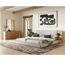Jagger Modern Natural Oak Bed