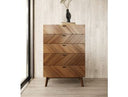 Kamela- Modern Walnut Chest