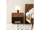 Kamela- Modern Walnut Nightstand