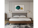 Kamela -Modern Walnut Bed