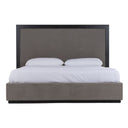 Santa Barbara - Modern Grey Fabric + Grey Wash Bed