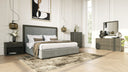 Santa Monica - Modern Grey Wash Mirror