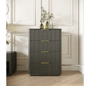 Santa Monica - Modern Grey Wash Mirror