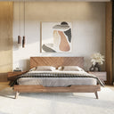 soren - modern walnut bed