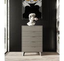 Soria Modern Grey Wash Mirror