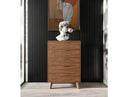 Soria Mid-Century Walnut Chest
