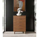 Soria Mid-Century Walnut Nightstand